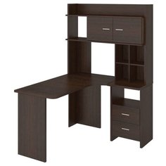 Компьютерный стол Мэрдэс Домино Lite СКЛ-УГЛ130+НКЛХ-120, 120х130 см, угол: справа, цвет: венге Merdes