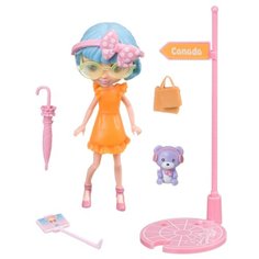 Игровой набор Bondibon куколка OLY путешественница, 11.5 см, BB4311