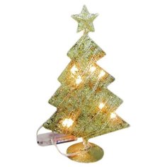 Фигурка Новогодняя Сказка Елочка декоративная 25 см (973387) зеленый