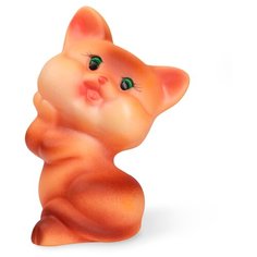 Игрушка для ванной ОГОНЁК Кошка Матрешка (С-536) коричневый