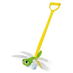 Каталка-игрушка Stellar Стрекоза (01954) зеленый/желтый/белый Стеллар