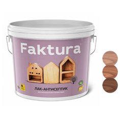 Лак Faktura Лак-антисептик полиакриловый золотой дуб 9 л
