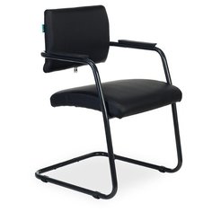 Стул Бюрократ CH-271N-V, металл/искусственная кожа, цвет: черный/черный