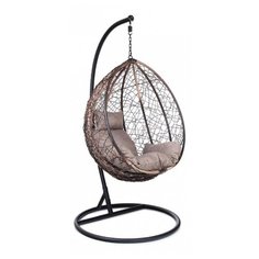 Подвесное кресло ЭкоДизайн Promo Z-03 (B), коричневый/бежевый