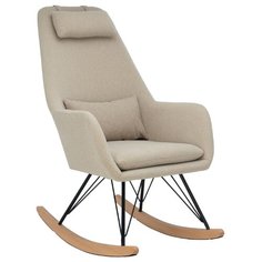 Кресло-качалка LeSet Moris размер: 64х106 см, обивка: ткань, цвет: бежевый