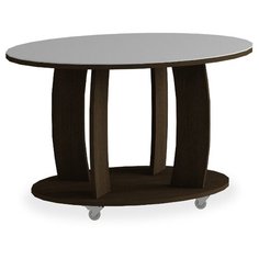 Столик журнальный LeSet LS 738, ДхШ: 90 х 73 см, белый/венге