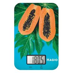 Кухонные весы Magio МG-790 голубой/зеленый/оранжевый