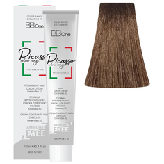 BB One Picasso Colour Range Перманентная крем-краска без аммиака, 100 мл, 7.32 Бежевый блонд