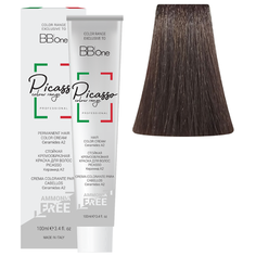 BB One Picasso Colour Range Перманентная крем-краска без аммиака, 100 мл, 6.1 пепельный натуральный темный блонд