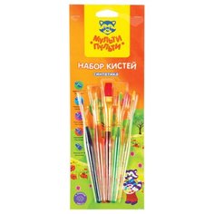 Набор кистей Мульти-Пульти синтетика, короткая ручка, 5 шт. (SB_16594)