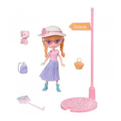 Игровой набор Bondibon куколка OLY путешественница, 11.5 см, BB4317