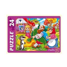 Пазл Рыжий кот Сказка о репке (ПУ24-0601), 24 дет.