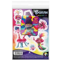 ND Play Набор наклеек с магнитом Тролли: Мировой тур №13