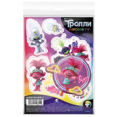 ND Play Набор наклеек с магнитом Тролли: Мировой тур №1