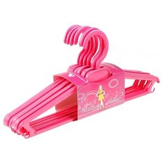 Вешалка Литопласт-Мед Набор детская №2 34.5 см розовый