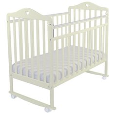 Кроватка Альма-няня Катарина (качалка), на полозьях бежевый