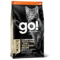 Корм для кошек GO! Carnivore беззерновой, с ягненком, с кабаном 1.36 кг
