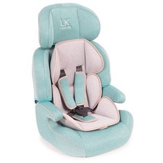 Автокресло группа 1/2/3 (9-36 кг) Lider Kids City Travel Denim, светло-зеленый/серый