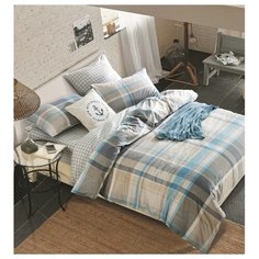 Постельное белье евро (макси) Jardin 3Р-P-Even поплин, 70 х 70 см