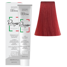 BB One Picasso Colour Range Перманентная крем-краска без аммиака, 100 мл, 7.666 экстра интенсивный красный блонд
