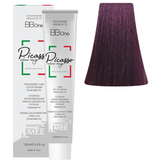 BB One Picasso Colour Range Перманентная крем-краска без аммиака, 100 мл, 7.2 фиолетовый блонд
