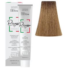 BB One Picasso Colour Range Перманентная крем-краска без аммиака, 100 мл, 8 натуральный светлый блонд