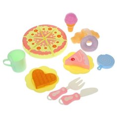 Набор продуктов с посудой Наша игрушка Продукты 6605F разноцветный