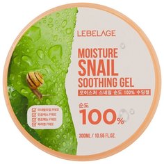 Гель для тела Lebelage Moisture Snail Purity 100% Soothing Gel Увлажняющий успокаивающий с муцином улитки, банка, 300 мл