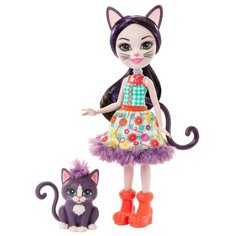 Кукла Enchantimals со зверюшкой Сиеста Кэт и Клаймбер, GJX40