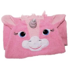 BabyBunny Полотенце Единорожка банное 65х125 см розовое