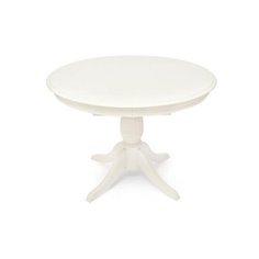 Стол кухонный TetChair Leonardo, раскладной, длина в разложенном виде: 152.4 см, d: 106.7 см, pure white
