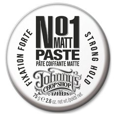 JOHNNYS CHOP SHOP Паста №1 Matt Paste, сильная фиксация, 75 г