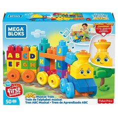 Конструктор Mega Bloks First Builders FWK22 Обучающий поезд Алфавит