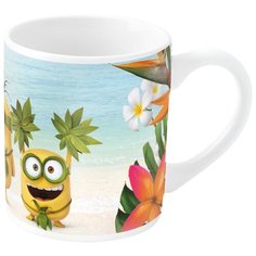 Stor Кружка Миньоны Рай 220 мл белый/голубой/желтый