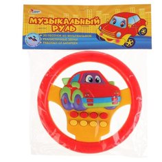 Интерактивная развивающая игрушка Играем вместе Музыкальный руль (B675115-R)