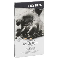 Lyra Набор чернографитных карандашей Rembrandt Art Design Set, 12 шт. 6B-4H