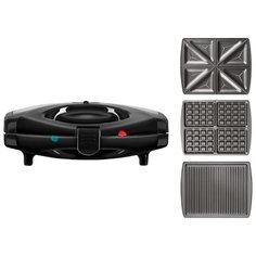 Прибор со сменными панелями REDMOND Мультипекарь RMB-M701/3 PRO черный/серебристый