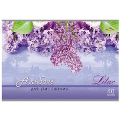 Альбом для рисования Апплика Сирень 29.7 х 21 см (A4), 100 г/м², 40 л.