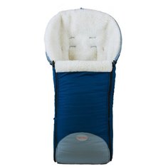 Конверт-мешок Чудо-Чадо в коляску меховой Прайм 92 см синий