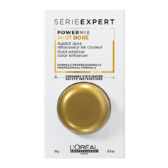 Средство LOreal Professionnel Serie Expert Шот флюид-добавка Powermix с золотым пигментом, 15 мл