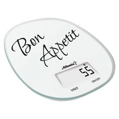 Кухонные весы Atlanta ATH-6209 белый/черный