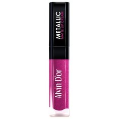 Alvin Dor Блеск для губ Metallic Matte Lip Cream LG-11, 01 розово-сиреневый