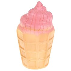 Игрушка для ванной Кудесники Мороженое (СИ-629) бежевый/розовый