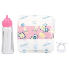 Набор аксессуаров Карапуз B1452565-1-RU белый/розовый