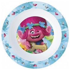 Stor Миска Тролли 2 16,5 см белый/розовый/голубой