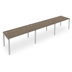 Стол офисный Рива Metal System Style Б.СМ-3.3 вяз/серый Riva