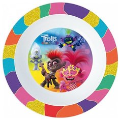 Stor Миска Тролли 2. Мировое турне 16,5 см мультиколор
