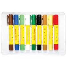 Мульти-Пульти краски-маркеры для грима Приключения Енота 9 цветов разноцветный