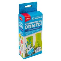 Набор LORI Химические опыты. Пенный вулкан зеленый