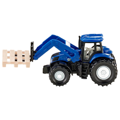 Трактор Siku Вилочный New Holland (1487) синий